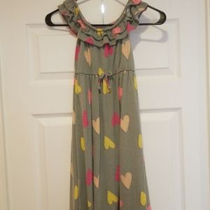 Cat & Jack maxi olive heart dress